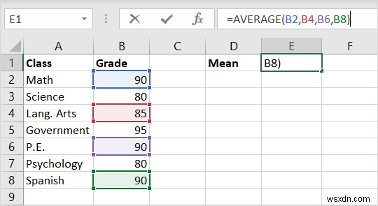 การเรียนรู้การคำนวณค่าเฉลี่ยใน Excel:คู่มือฉบับย่อ 