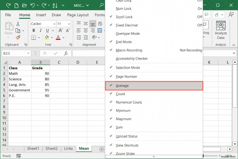 การเรียนรู้การคำนวณค่าเฉลี่ยใน Excel:คู่มือฉบับย่อ 