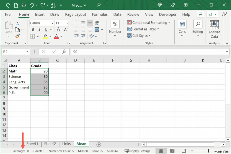 การเรียนรู้การคำนวณค่าเฉลี่ยใน Excel:คู่มือฉบับย่อ 