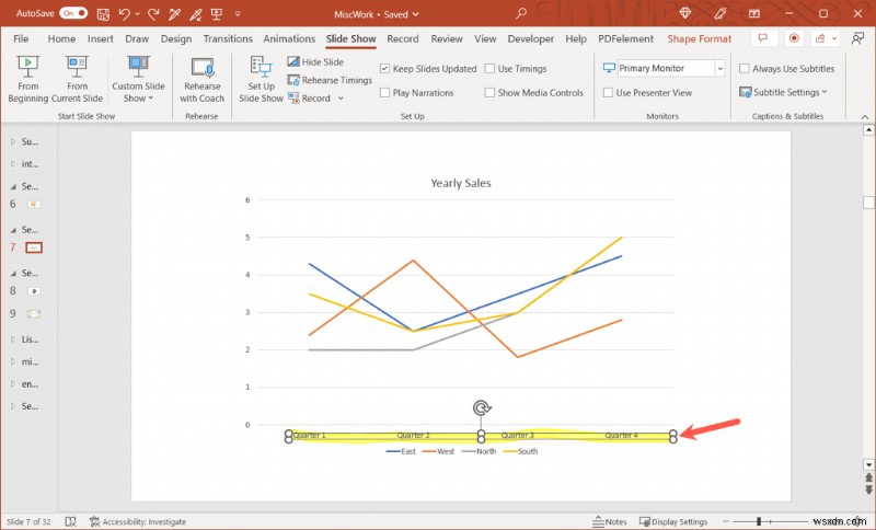 ต้นแบบการวาดภาพสดใน PowerPoint:เน้นสไลด์แบบเรียลไทม์ 