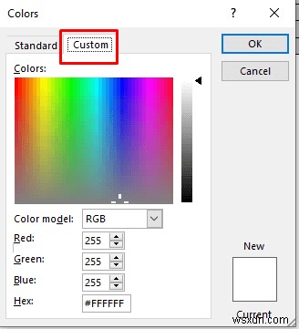 เพิ่มสีพื้นหลังให้กับตารางคำ:คู่มือฉบับย่อ 