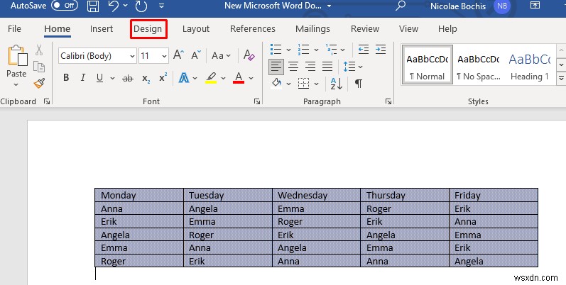 เพิ่มสีพื้นหลังให้กับตารางคำ:คู่มือฉบับย่อ 