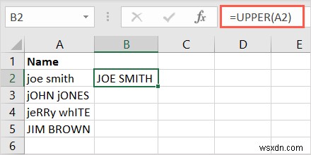 ตัวพิมพ์ข้อความ Excel ทำได้ง่าย:แปลงตัวพิมพ์บน ล่าง และตัวพิมพ์ที่เหมาะสม 