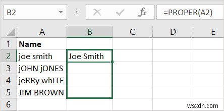 ตัวพิมพ์ข้อความ Excel ทำได้ง่าย:แปลงตัวพิมพ์บน ล่าง และตัวพิมพ์ที่เหมาะสม 