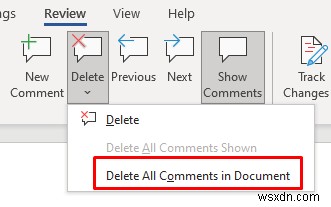 คู่มือฉบับย่อ:แทรก แก้ไข หรือลบความคิดเห็นใน Microsoft Word 