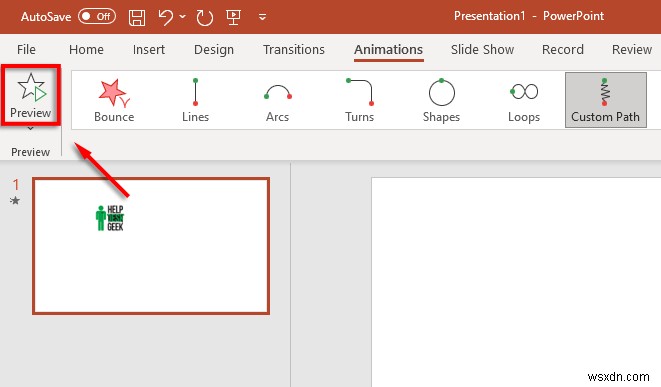 แอนิเมชั่นเส้นทางการเคลื่อนไหวหลักใน PowerPoint:คำแนะนำทีละขั้นตอน 
