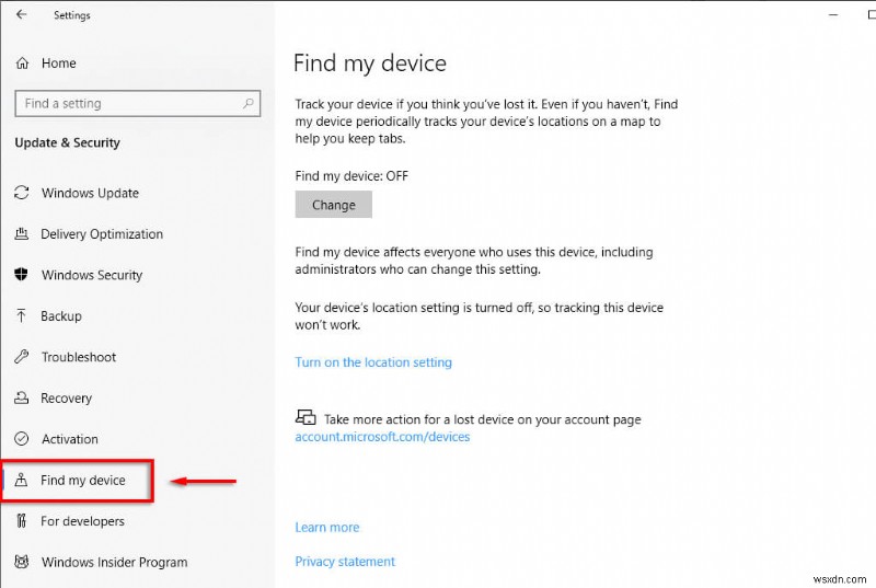 ค้นหาอุปกรณ์ของฉันบน Windows:กู้คืนพีซีที่สูญหายหรือถูกขโมยได้อย่างรวดเร็ว 