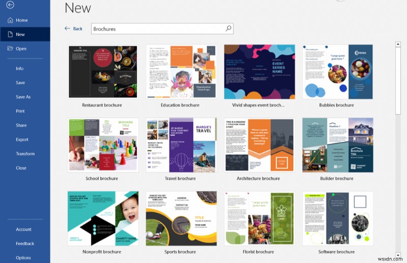 สร้างโบรชัวร์ที่สวยงามได้อย่างรวดเร็วด้วยเทมเพลต Microsoft Word 