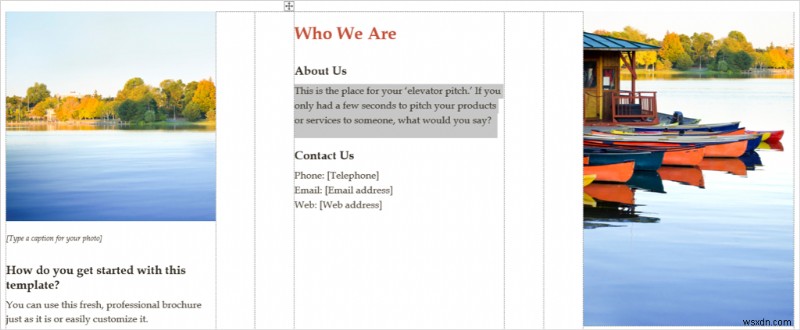 สร้างโบรชัวร์ที่สวยงามได้อย่างรวดเร็วด้วยเทมเพลต Microsoft Word 