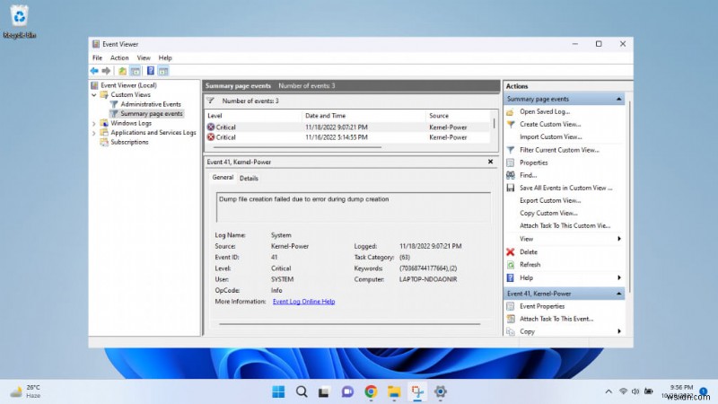 แก้ไขความล้มเหลวในการสร้างไฟล์ Windows Dump อย่างรวดเร็ว 