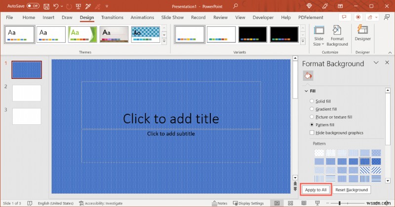 พื้นหลังสไลด์ PowerPoint ต้นแบบ:คู่มือการปรับแต่งทีละขั้นตอน 