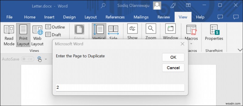 ทำซ้ำเพจได้อย่างง่ายดายใน Microsoft Word:คำแนะนำทีละขั้นตอนและบทช่วยสอนแมโคร 