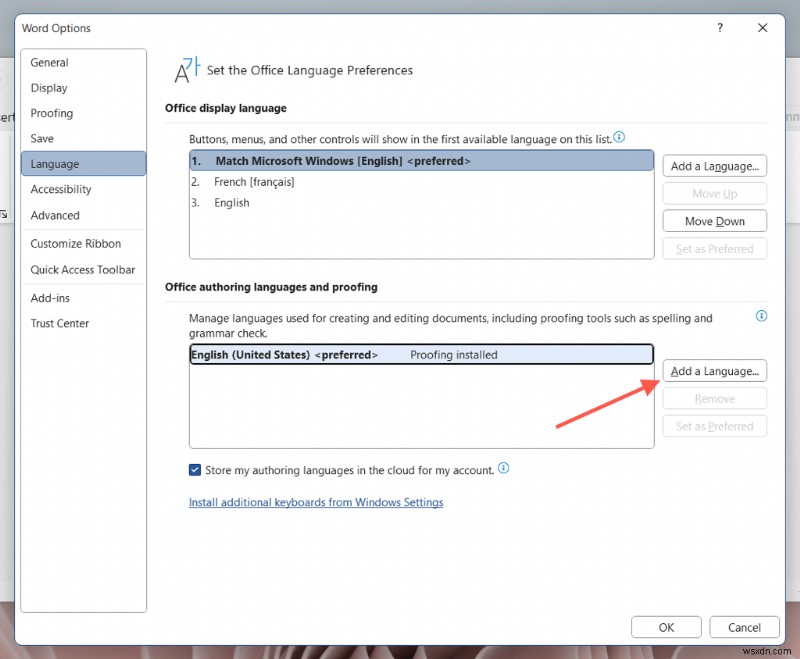 วิธีเปลี่ยนการตั้งค่าภาษาใน Microsoft Word (เดสก์ท็อปและออนไลน์) 
