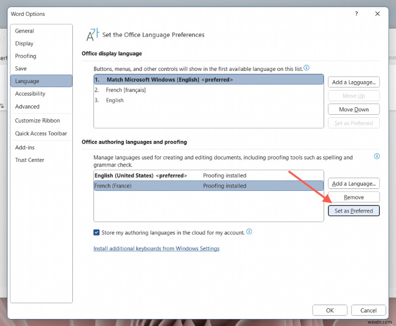 วิธีเปลี่ยนการตั้งค่าภาษาใน Microsoft Word (เดสก์ท็อปและออนไลน์) 