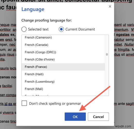 วิธีเปลี่ยนการตั้งค่าภาษาใน Microsoft Word (เดสก์ท็อปและออนไลน์) 