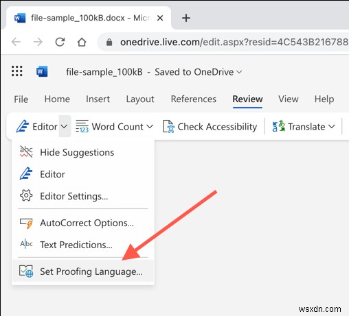 วิธีเปลี่ยนการตั้งค่าภาษาใน Microsoft Word (เดสก์ท็อปและออนไลน์) 