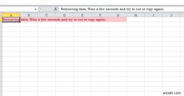 แก้ไขข้อผิดพลาดคลิปบอร์ด  การดึงข้อมูล  ใน Microsoft Excel - คู่มือการแก้ไขด่วน 