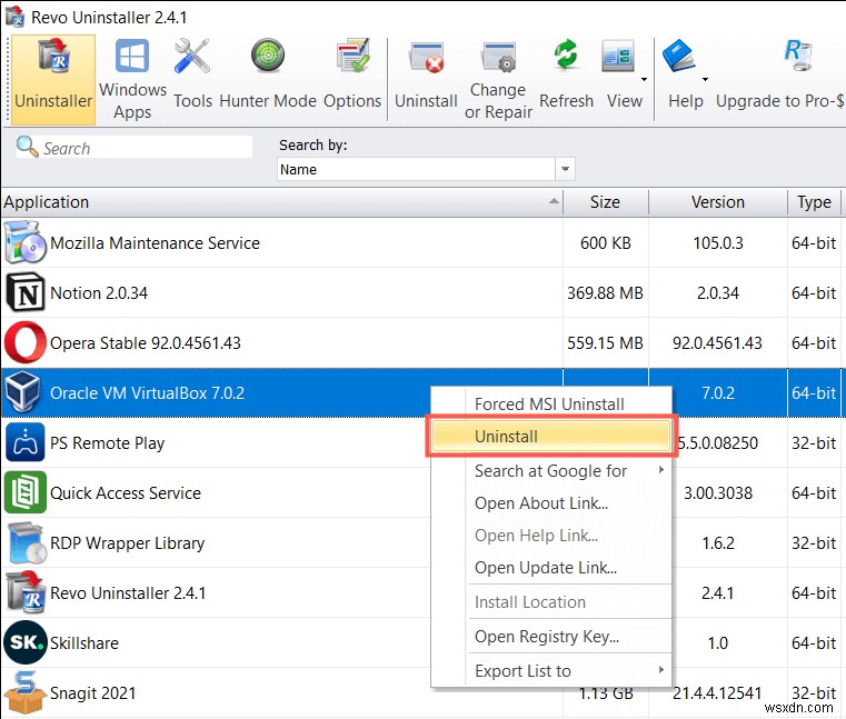 คำแนะนำทีละขั้นตอนในการลบ VirtualBox ออกจาก Windows 10/11 โดยสมบูรณ์ 