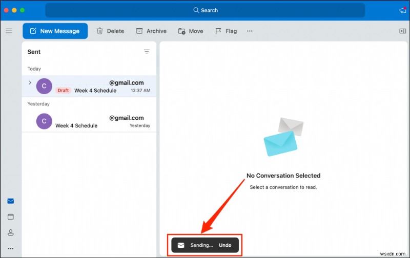 คู่มือฉบับย่อ:ยกเลิกการส่งและเรียกคืนอีเมล Outlook บนเว็บและเดสก์ท็อป 
