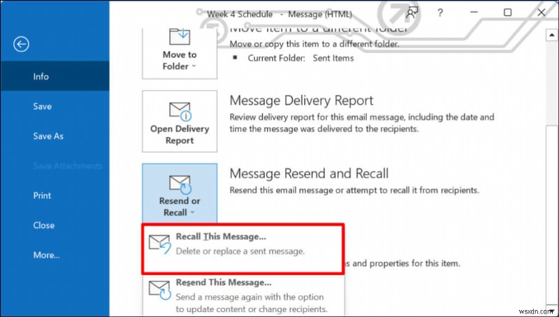 คู่มือฉบับย่อ:ยกเลิกการส่งและเรียกคืนอีเมล Outlook บนเว็บและเดสก์ท็อป 