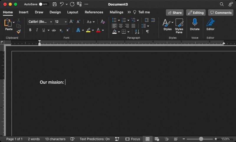 Master Microsoft Word Dark Mode:เปิดใช้งานและปิดใช้งานบน Windows และ Mac 
