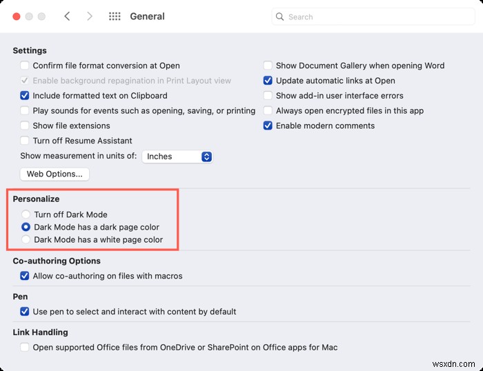 Master Microsoft Word Dark Mode:เปิดใช้งานและปิดใช้งานบน Windows และ Mac 
