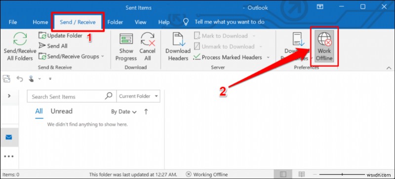 แก้ไขข้อผิดพลาด  ไม่สามารถเชื่อมต่อ  ของ Outlook ใน Windows 10 และ 11 