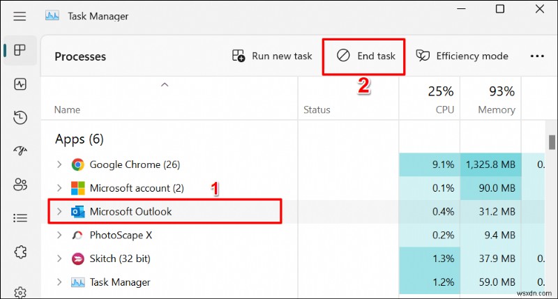 แก้ไขข้อผิดพลาด  ไม่สามารถเชื่อมต่อ  ของ Outlook ใน Windows 10 และ 11 