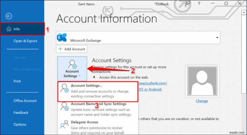 แก้ไขข้อผิดพลาด  ไม่สามารถเชื่อมต่อ  ของ Outlook ใน Windows 10 และ 11 