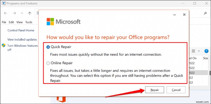 แก้ไขข้อผิดพลาด  ไม่สามารถเชื่อมต่อ  ของ Outlook ใน Windows 10 และ 11 