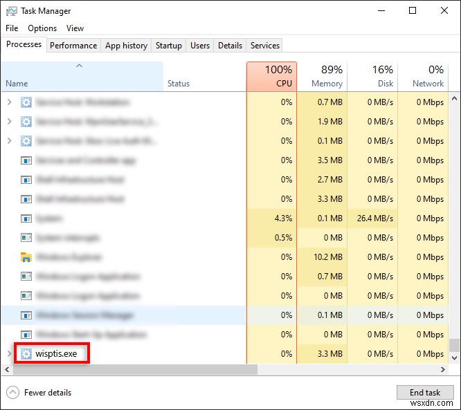 อธิบาย wisptis.exe:วิธีปิดการใช้งานอย่างปลอดภัยบน Windows 