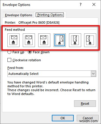 พิมพ์ซองจดหมายด้วย Microsoft Excel และ Word:คำแนะนำทีละขั้นตอน 