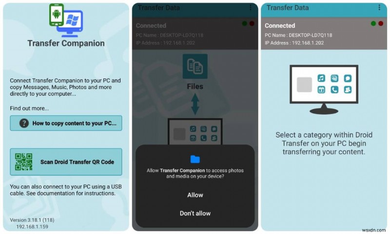 ถ่ายโอนไฟล์แบบไร้สายระหว่างพีซีและโทรศัพท์ Android—ไม่ต้องใช้สาย USB 