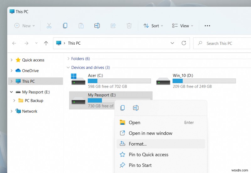 คำแนะนำทีละขั้นตอน:การลบและฟอร์แมตไดรฟ์ใน Windows 10/11 