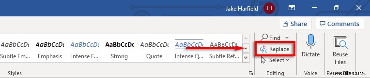 เชี่ยวชาญ Microsoft Word:ค้นหาและแทนที่ข้อความอย่างรวดเร็ว 