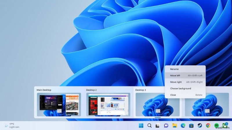 สร้างและจัดการเดสก์ท็อปเสมือน Windows 11 อย่างรวดเร็ว 