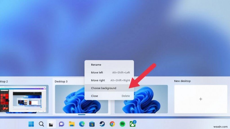 สร้างและจัดการเดสก์ท็อปเสมือน Windows 11 อย่างรวดเร็ว 