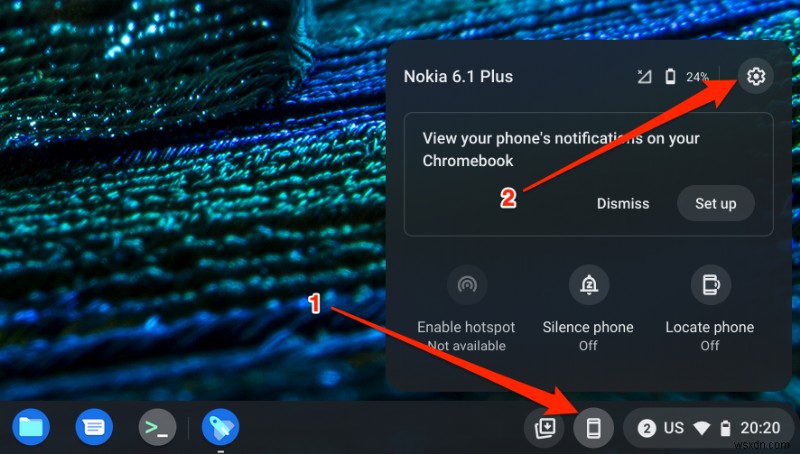 เชื่อมต่อโทรศัพท์ของคุณกับ Chromebook ด้วยฮับโทรศัพท์ – คำแนะนำทีละขั้นตอน