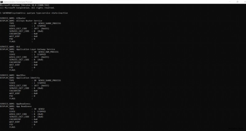 แสดงรายการบริการ Windows ทั้งหมดได้อย่างง่ายดายด้วย PowerShell หรือ Command Prompt 