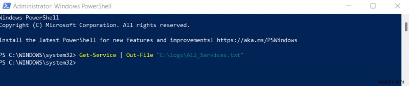 แสดงรายการบริการ Windows ทั้งหมดได้อย่างง่ายดายด้วย PowerShell หรือ Command Prompt 