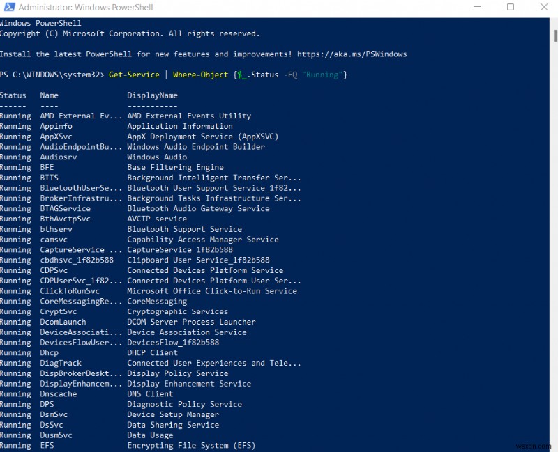 แสดงรายการบริการ Windows ทั้งหมดได้อย่างง่ายดายด้วย PowerShell หรือ Command Prompt 