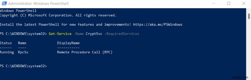 แสดงรายการบริการ Windows ทั้งหมดได้อย่างง่ายดายด้วย PowerShell หรือ Command Prompt 