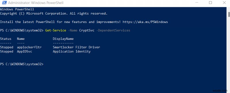 แสดงรายการบริการ Windows ทั้งหมดได้อย่างง่ายดายด้วย PowerShell หรือ Command Prompt 