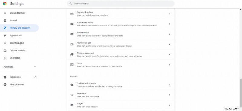 การตั้งค่าเนื้อหา Chrome หลัก:คำแนะนำทีละขั้นตอนฉบับสมบูรณ์ 