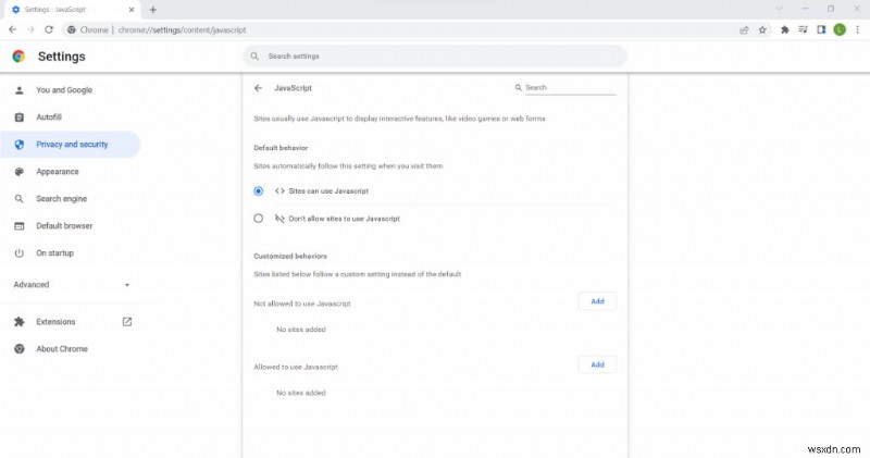 การตั้งค่าเนื้อหา Chrome หลัก:คำแนะนำทีละขั้นตอนฉบับสมบูรณ์ 