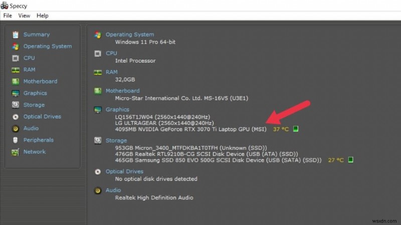 วิธีระบุกราฟิกการ์ดของพีซี Windows 11 ของคุณ—ขั้นตอนง่ายๆ เพื่อความแม่นยำ 