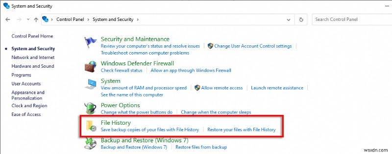 กู้คืนประวัติไฟล์ Windows:ขั้นตอนด่วนในการเชื่อมต่อไดรฟ์ที่ไม่ได้เชื่อมต่ออีกครั้ง 
