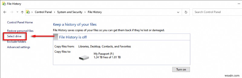 กู้คืนประวัติไฟล์ Windows:ขั้นตอนด่วนในการเชื่อมต่อไดรฟ์ที่ไม่ได้เชื่อมต่ออีกครั้ง 