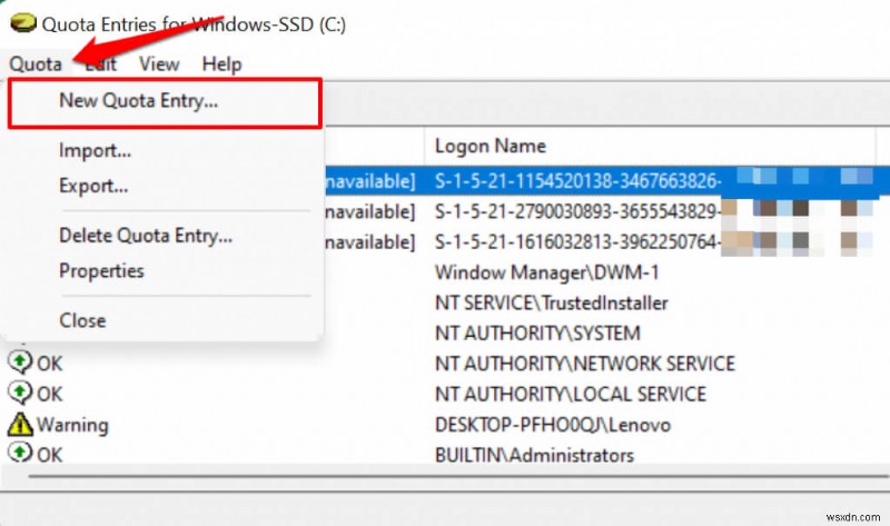 โควต้าดิสก์หลักใน Windows 11:คำแนะนำทีละขั้นตอน 