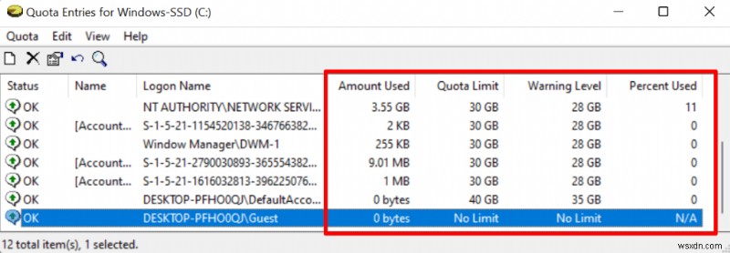 โควต้าดิสก์หลักใน Windows 11:คำแนะนำทีละขั้นตอน 